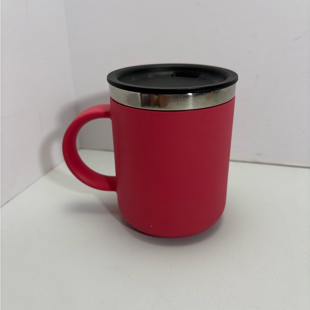 Hydro Flask 12 oz Coffee Mug - Stone Dark Pink TempShield Insulated - w/ Lid - Picture 2 of 4